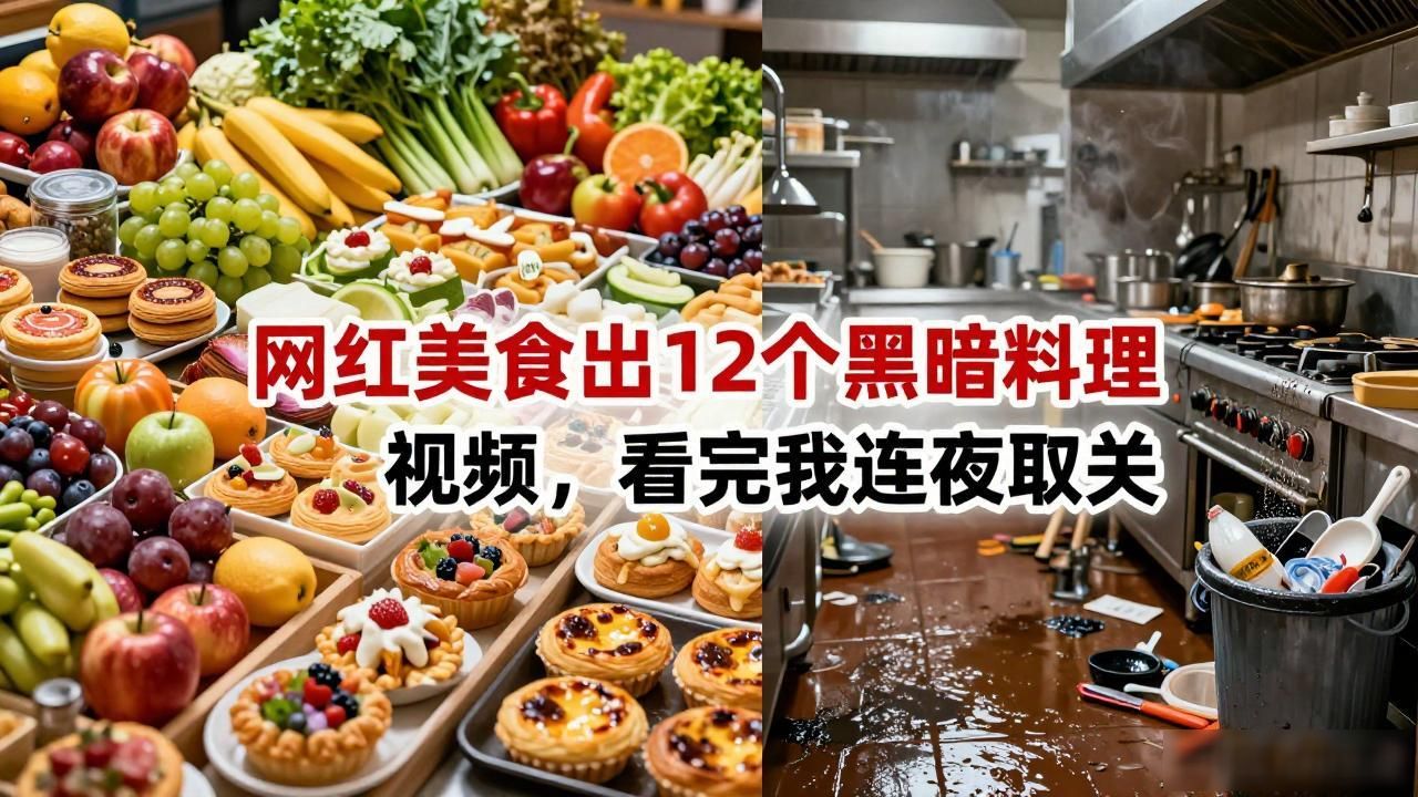 网红美食找出12个黑暗料理视频,_美食黑暗料理大赏_黑暗料理吃的视频